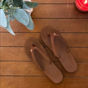 Rainbow Like Flip Flops